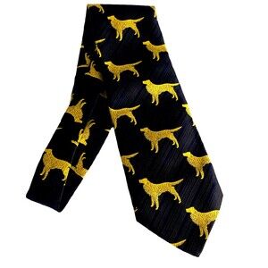 #7897 GRODINS CALIFORNIS BLUE DOGS POLYESTER MENS NECKTIE 4.75 X 54